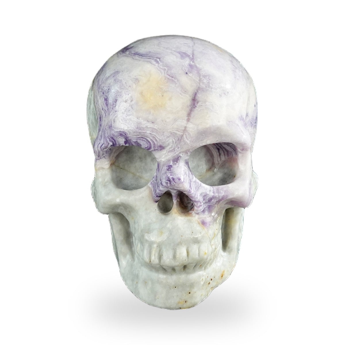 Purple Malachite crystal skull 3" SKH30PM06 photo 1