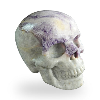 Purple Malachite crystal skull 3" SKH30PM06 photo 3
