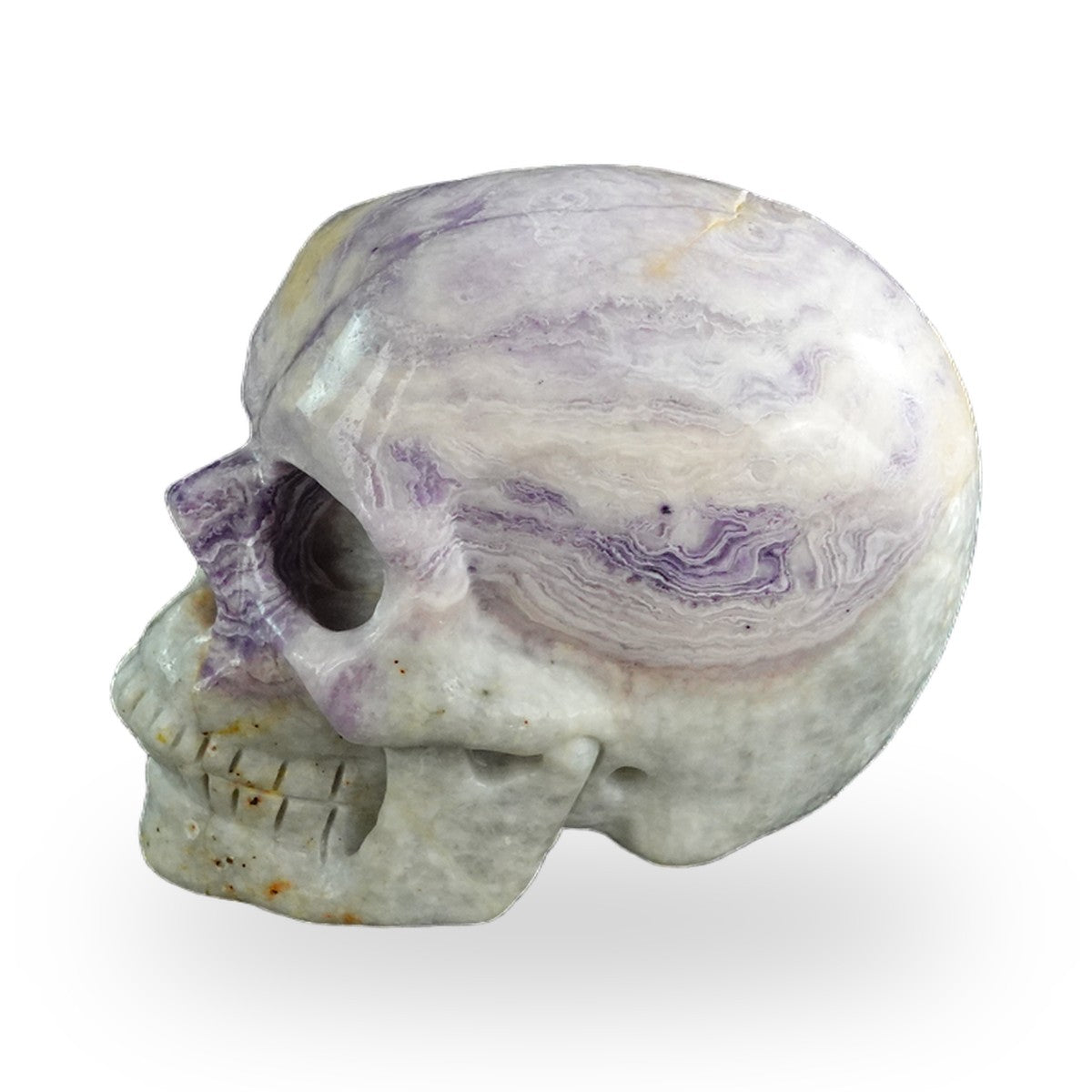 Purple Malachite crystal skull 3" SKH30PM06 photo 6