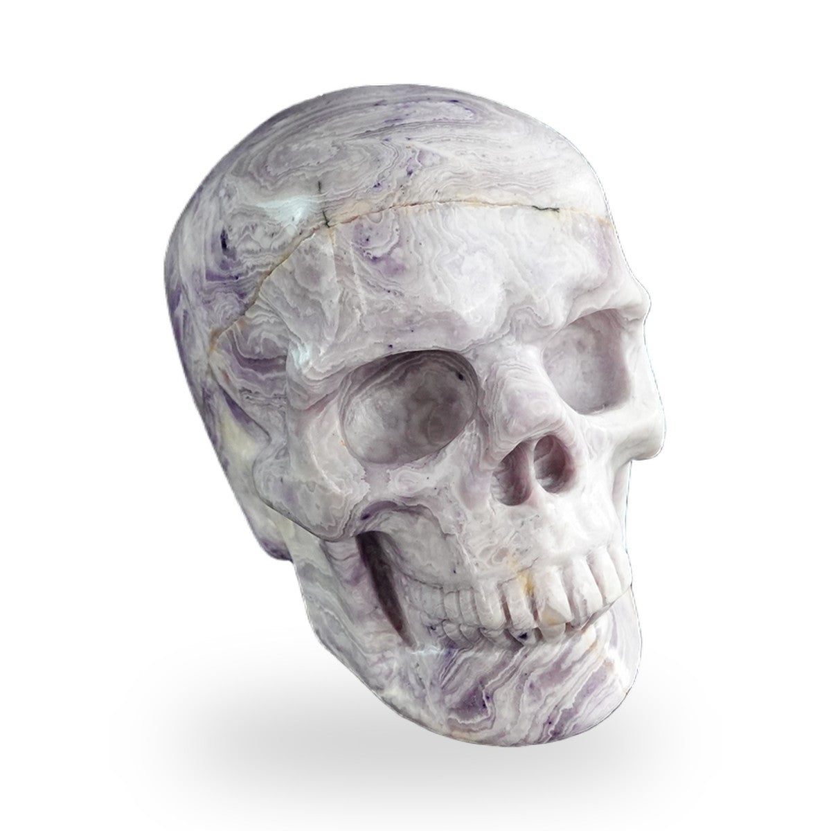 Purple Malachite crystal skull 3" SKH30PM07 photo 2