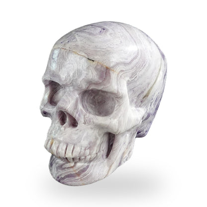 Purple Malachite crystal skull 3" SKH30PM07 photo 7
