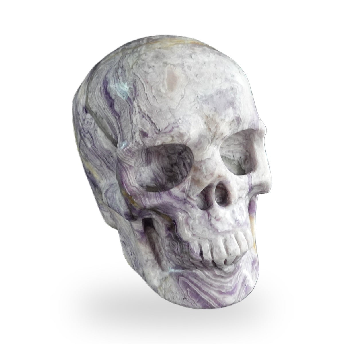 Purple Malachite crystal skull 3" SKH30PM08 photo 2