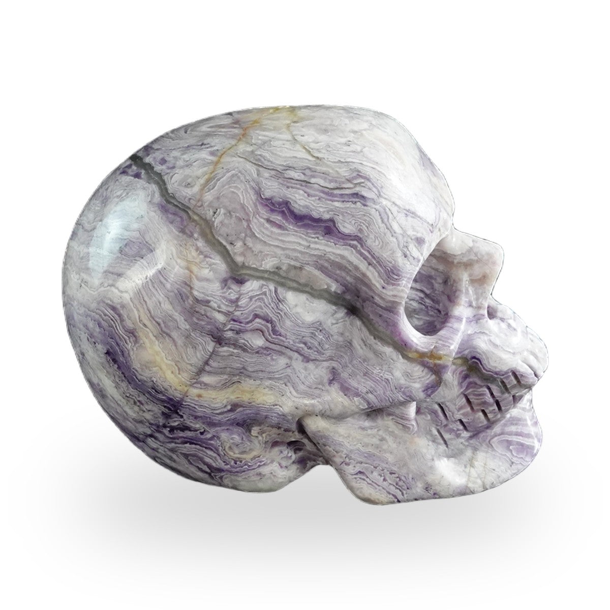Purple Malachite crystal skull 3" SKH30PM08 photo 4