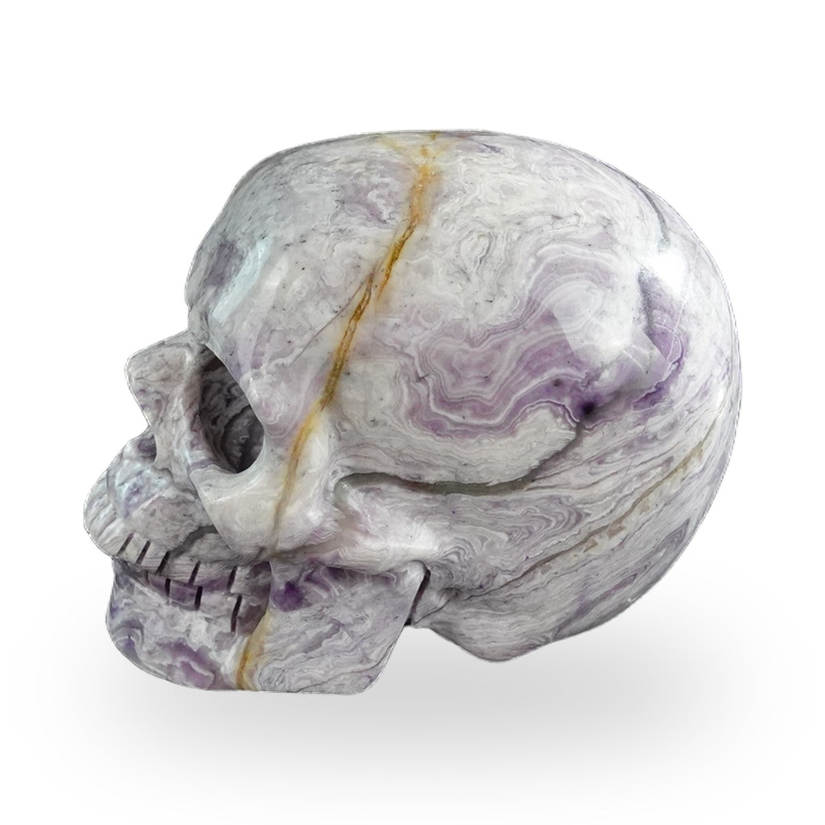 Purple Malachite crystal skull 3" SKH30PM08 photo 5