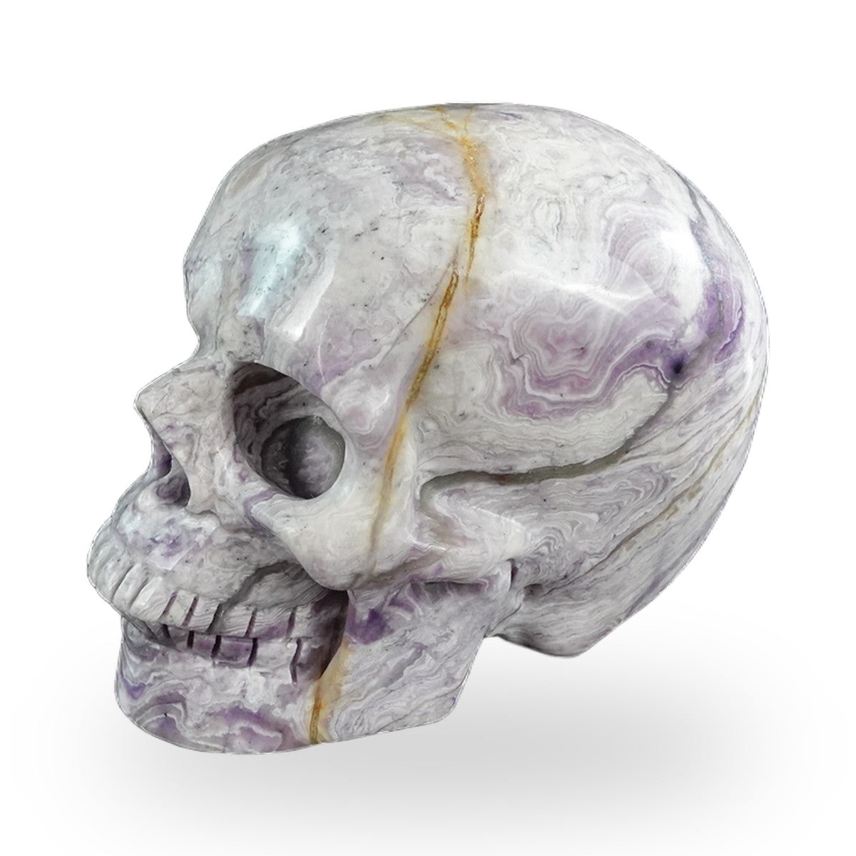 Purple Malachite crystal skull 3" SKH30PM08 photo 6