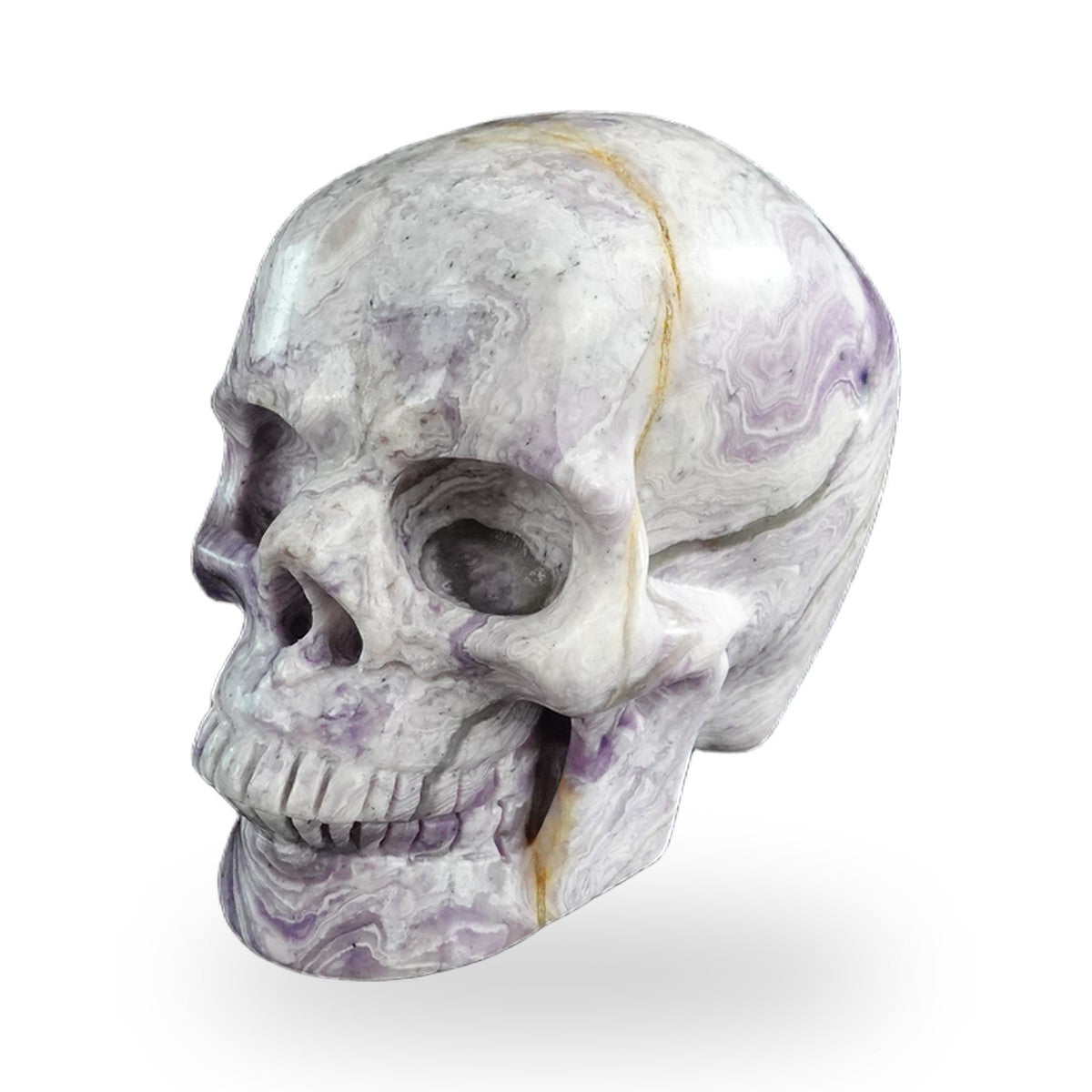 Purple Malachite crystal skull 3" SKH30PM08 photo 7