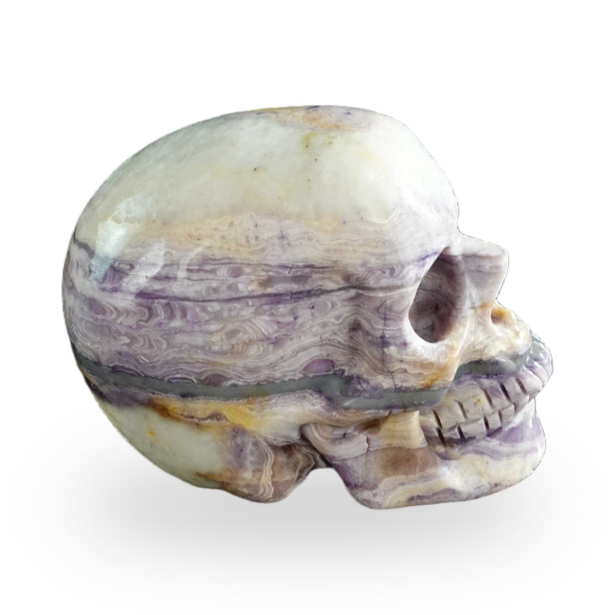 Purple Malachite crystal skull 3" SKH30PM09 photo 4