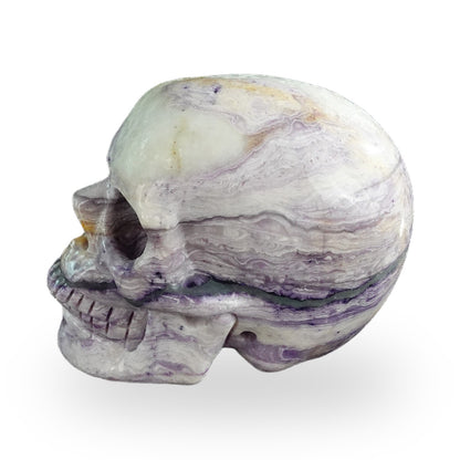 Purple Malachite crystal skull 3" SKH30PM09 photo 5