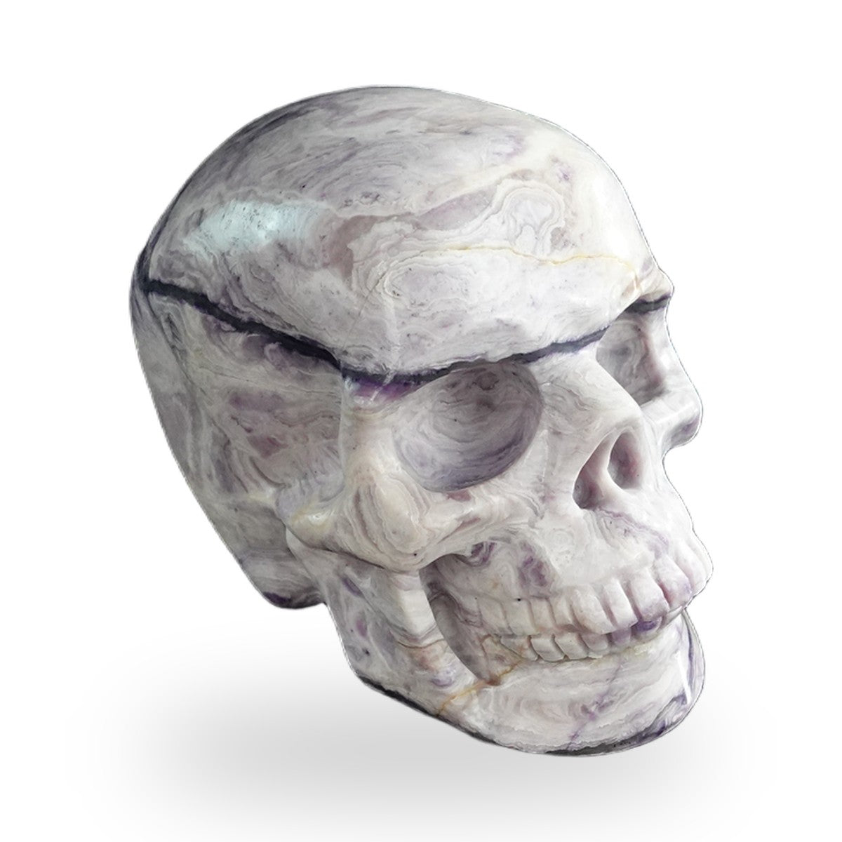 Purple Malachite crystal skull 3" SKH30PM10 photo 3