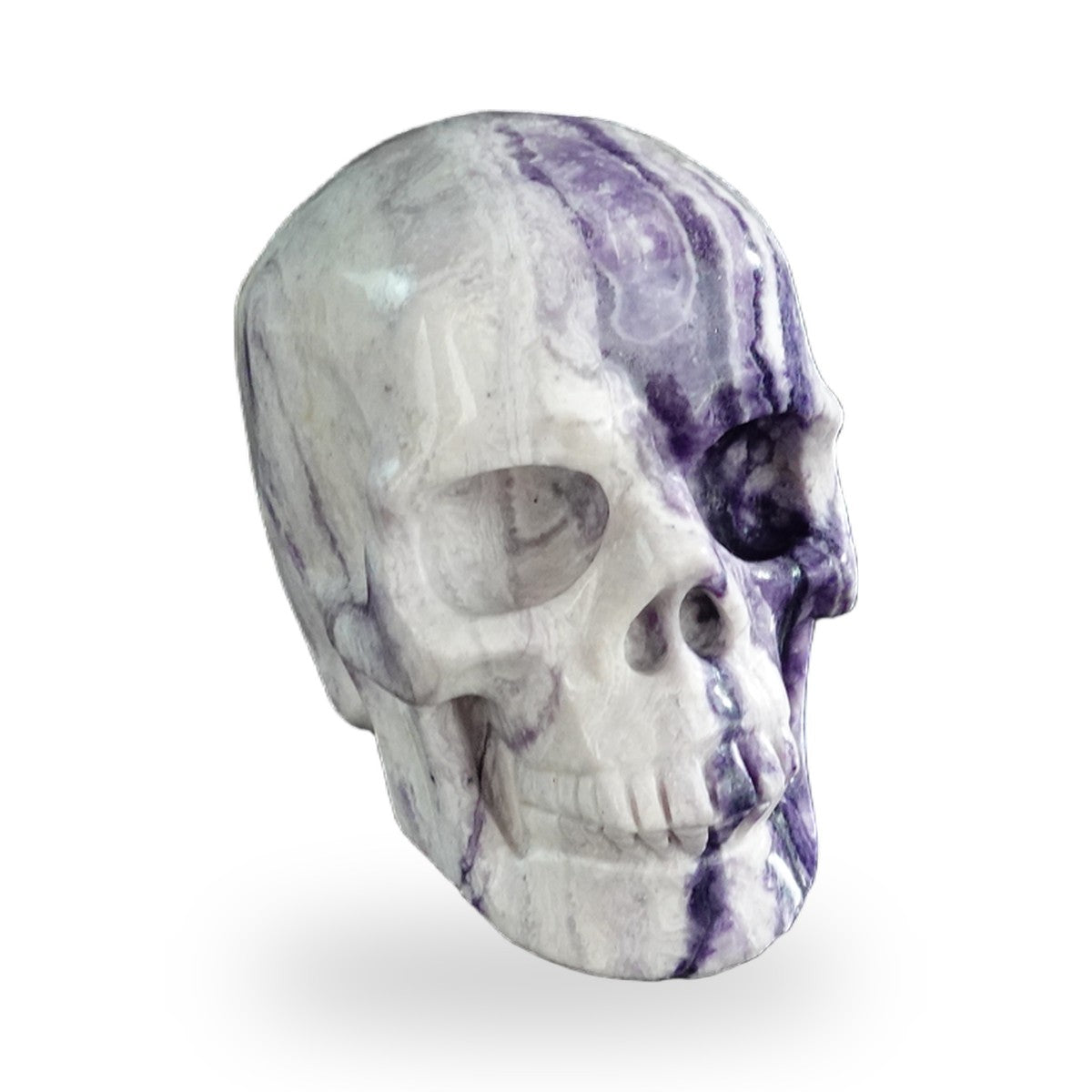Purple Malachite crystal skull 3" SKH30PM11 photo 2