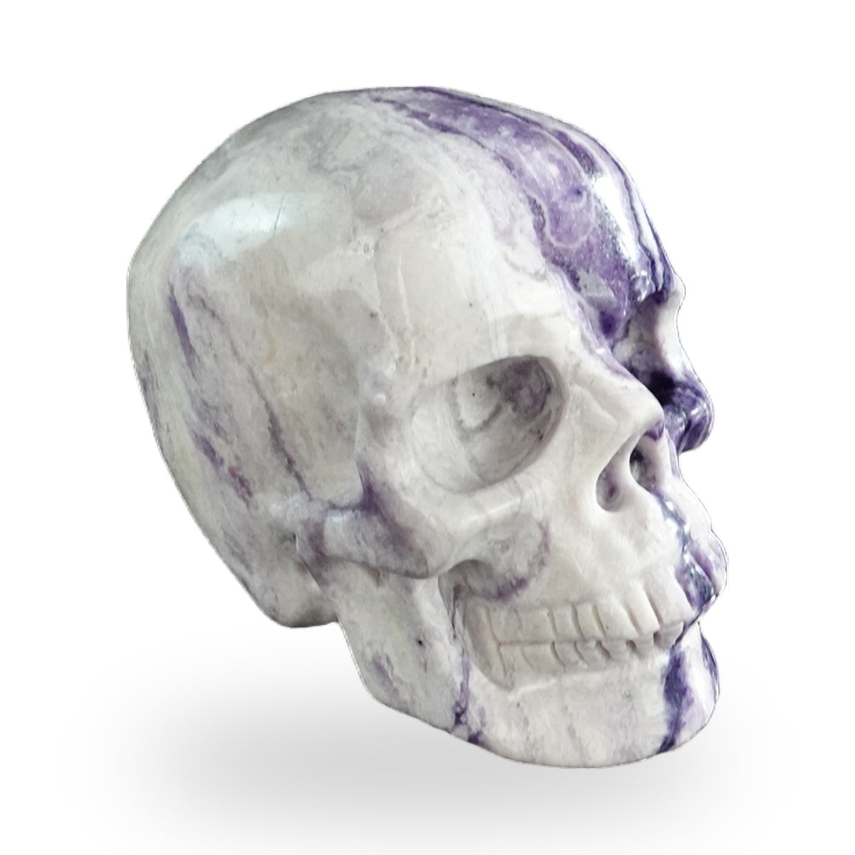 Purple Malachite crystal skull 3" SKH30PM11 photo 3