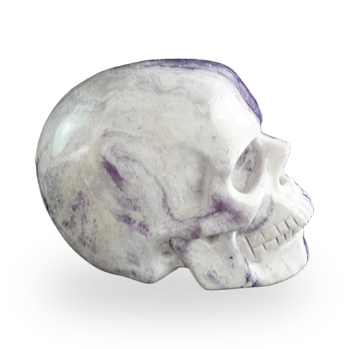 Purple Malachite crystal skull 3" SKH30PM11 photo 5