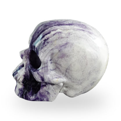 Purple Malachite crystal skull 3" SKH30PM11 photo 6