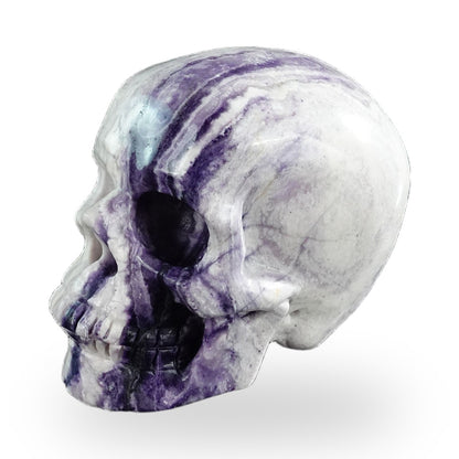 Purple Malachite crystal skull 3" SKH30PM11 photo 7