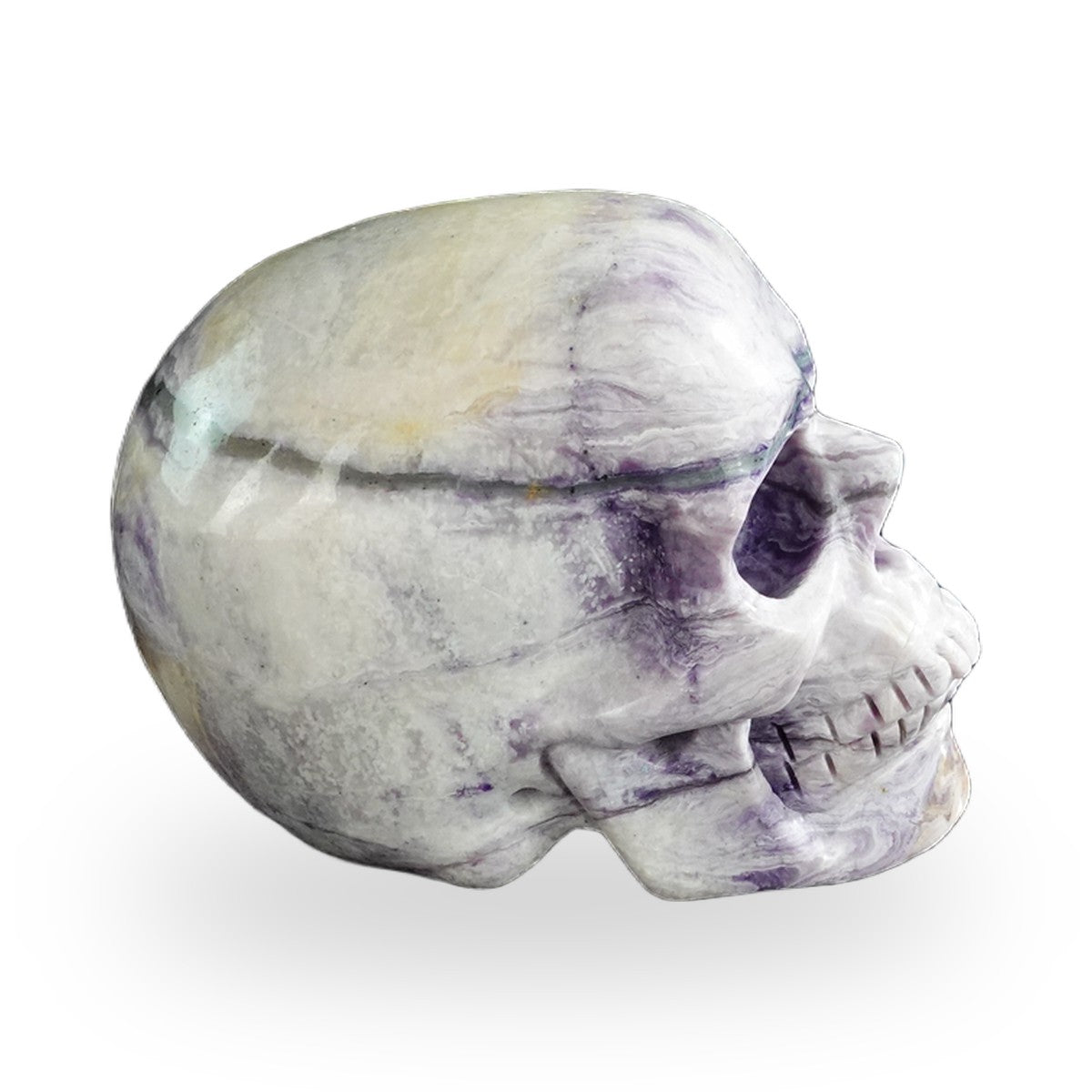 Purple Malachite crystal skull 3" SKH30PM12 photo 5
