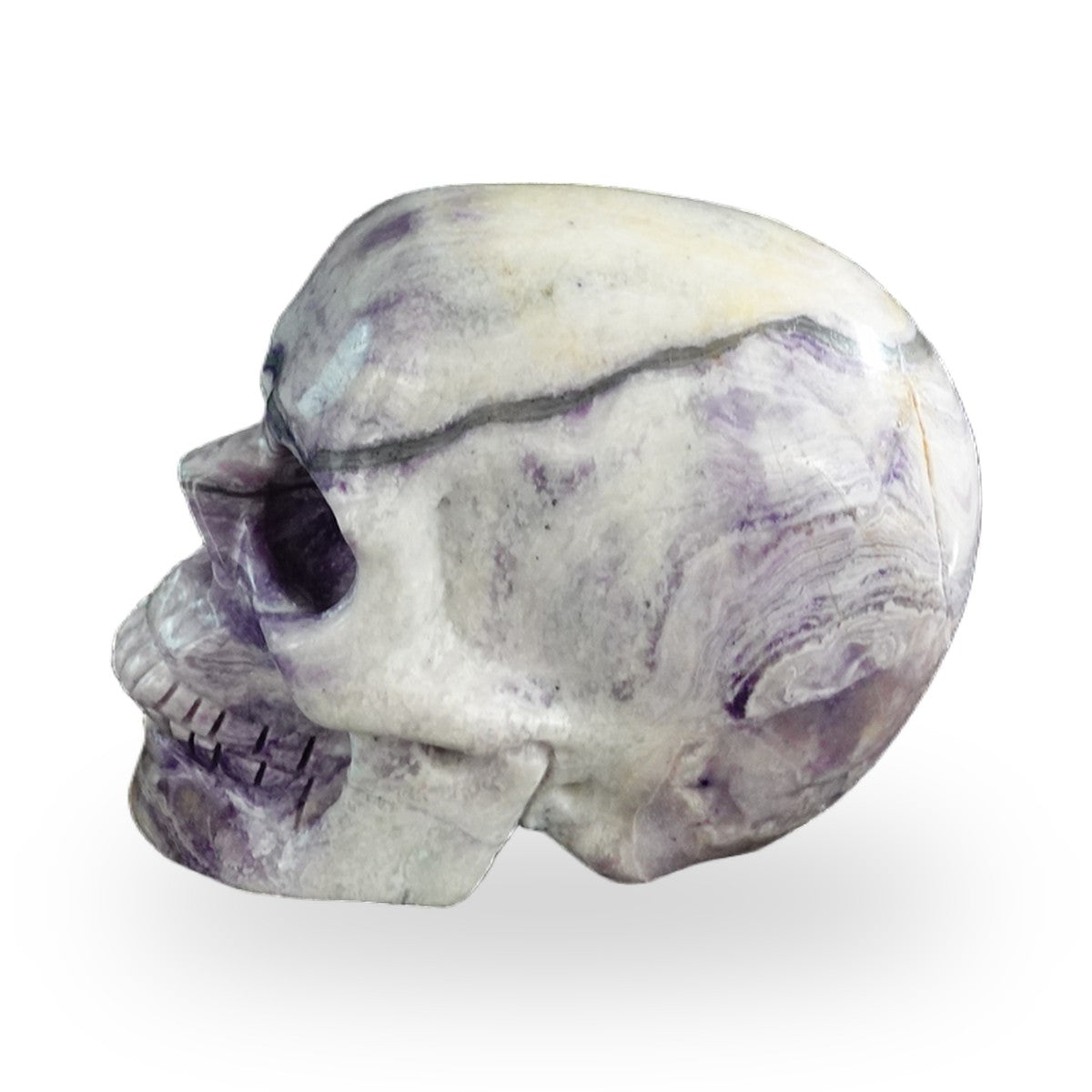 Purple Malachite crystal skull 3" SKH30PM12 photo 6