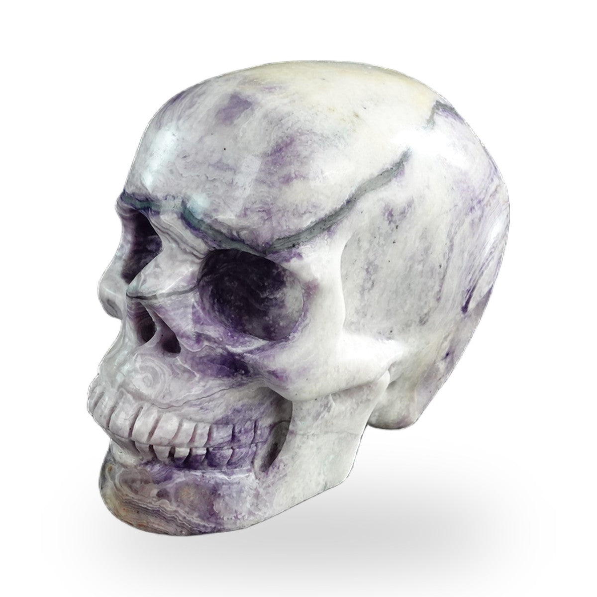 Purple Malachite crystal skull 3" SKH30PM12 photo 8