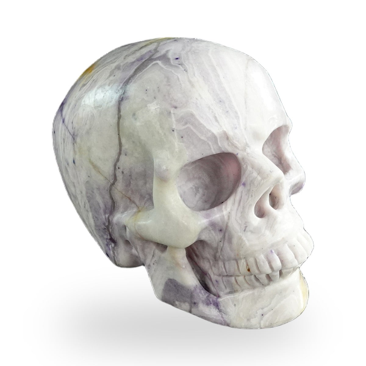 Purple Malachite crystal skull 3" SKH30PM13 photo 3