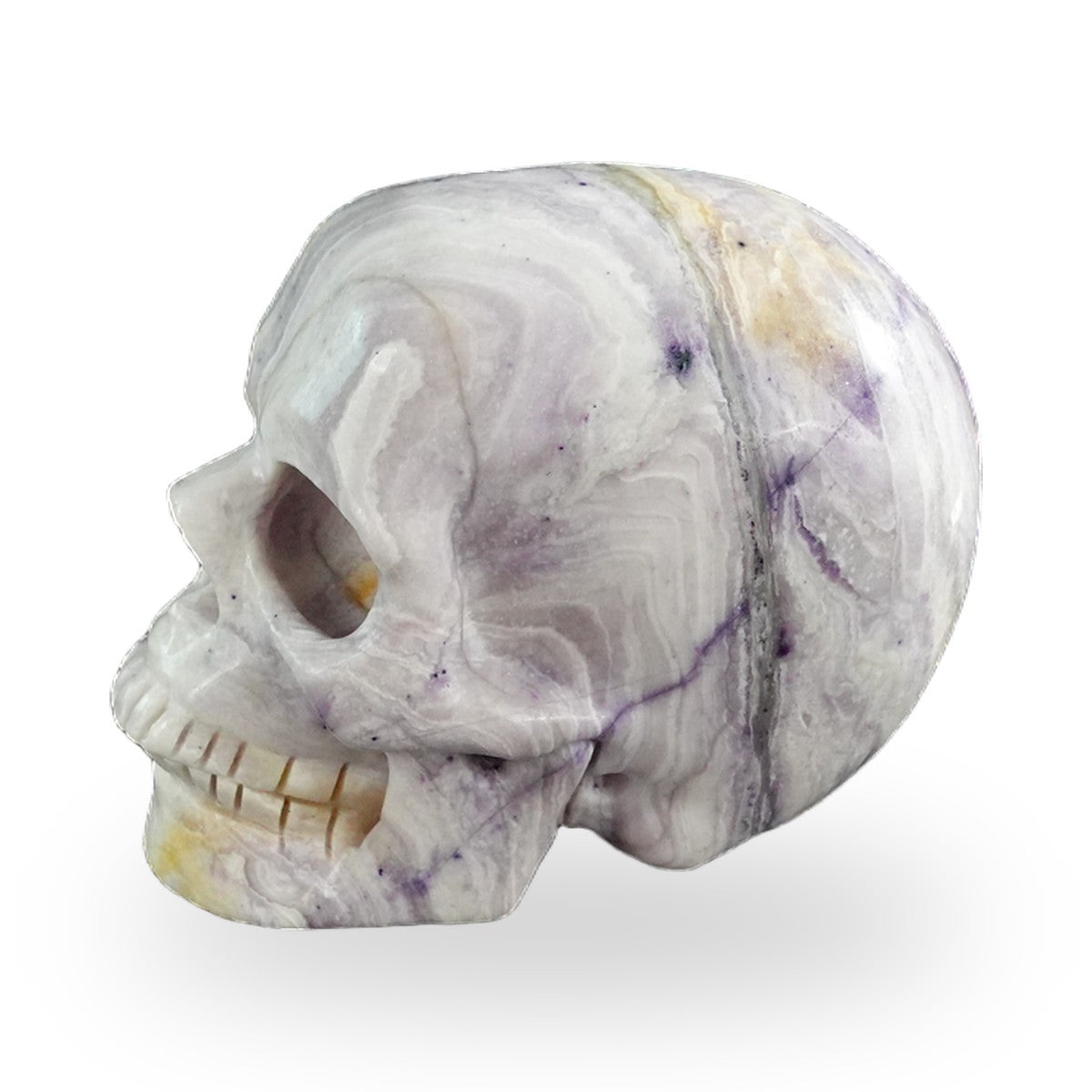 Purple Malachite crystal skull 3" SKH30PM13 photo 5