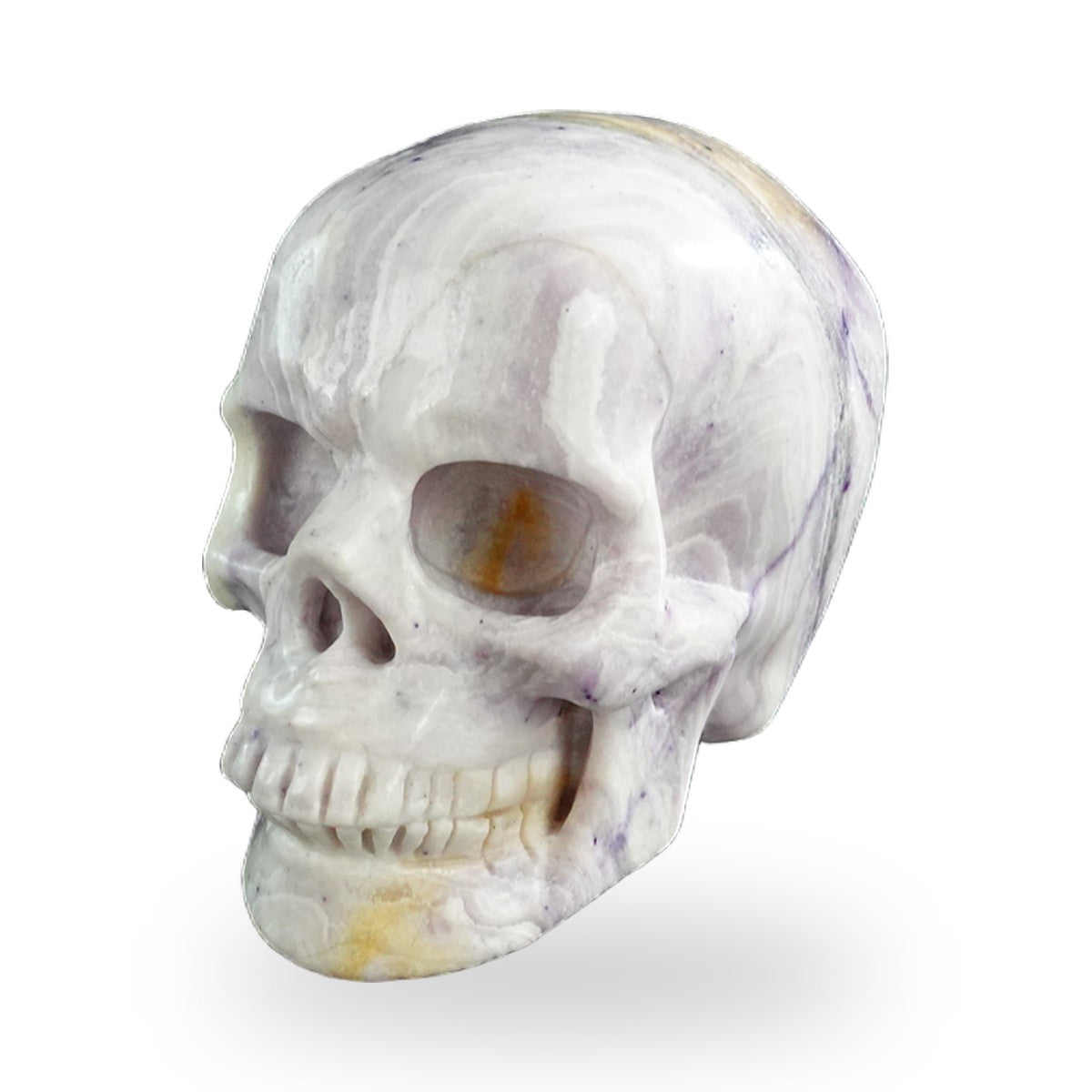 Purple Malachite crystal skull 3" SKH30PM13 photo 7