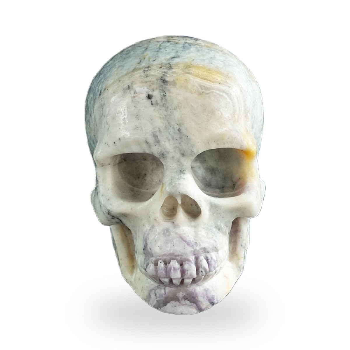 Purple Malachite crystal skull 3" SKH30PM14 photo 1
