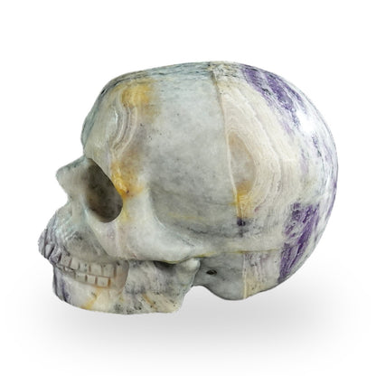 Purple Malachite crystal skull 3" SKH30PM14 photo 5