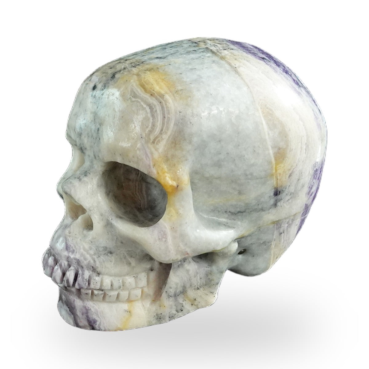 Purple Malachite crystal skull 3" SKH30PM14 photo 6