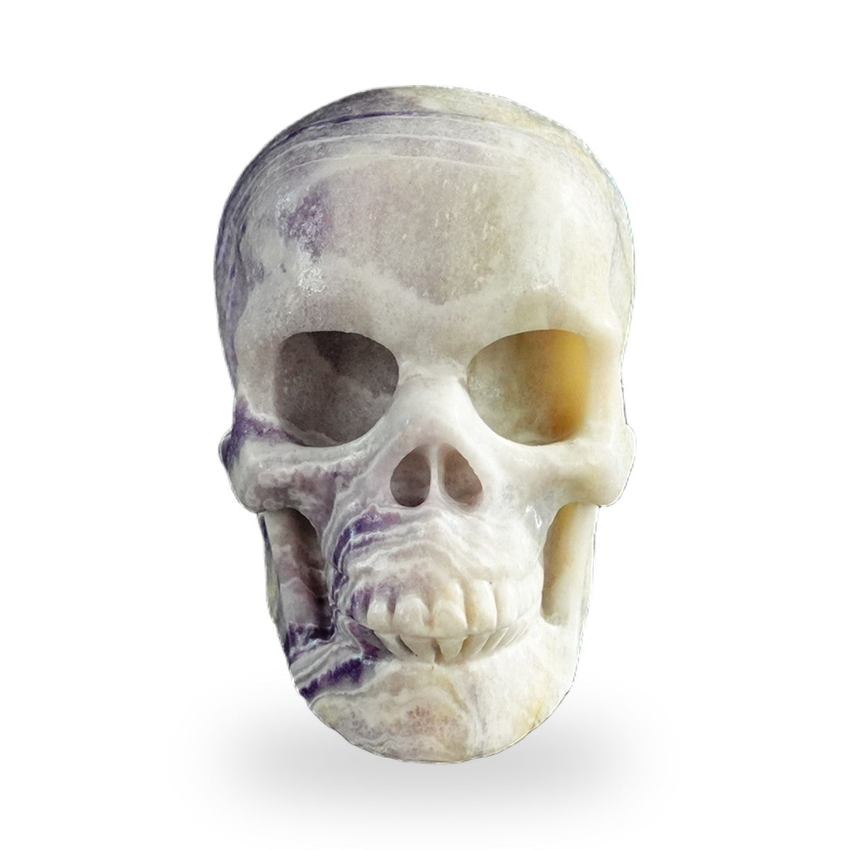Purple Malachite crystal skull 3" SKH30PM15 photo 1