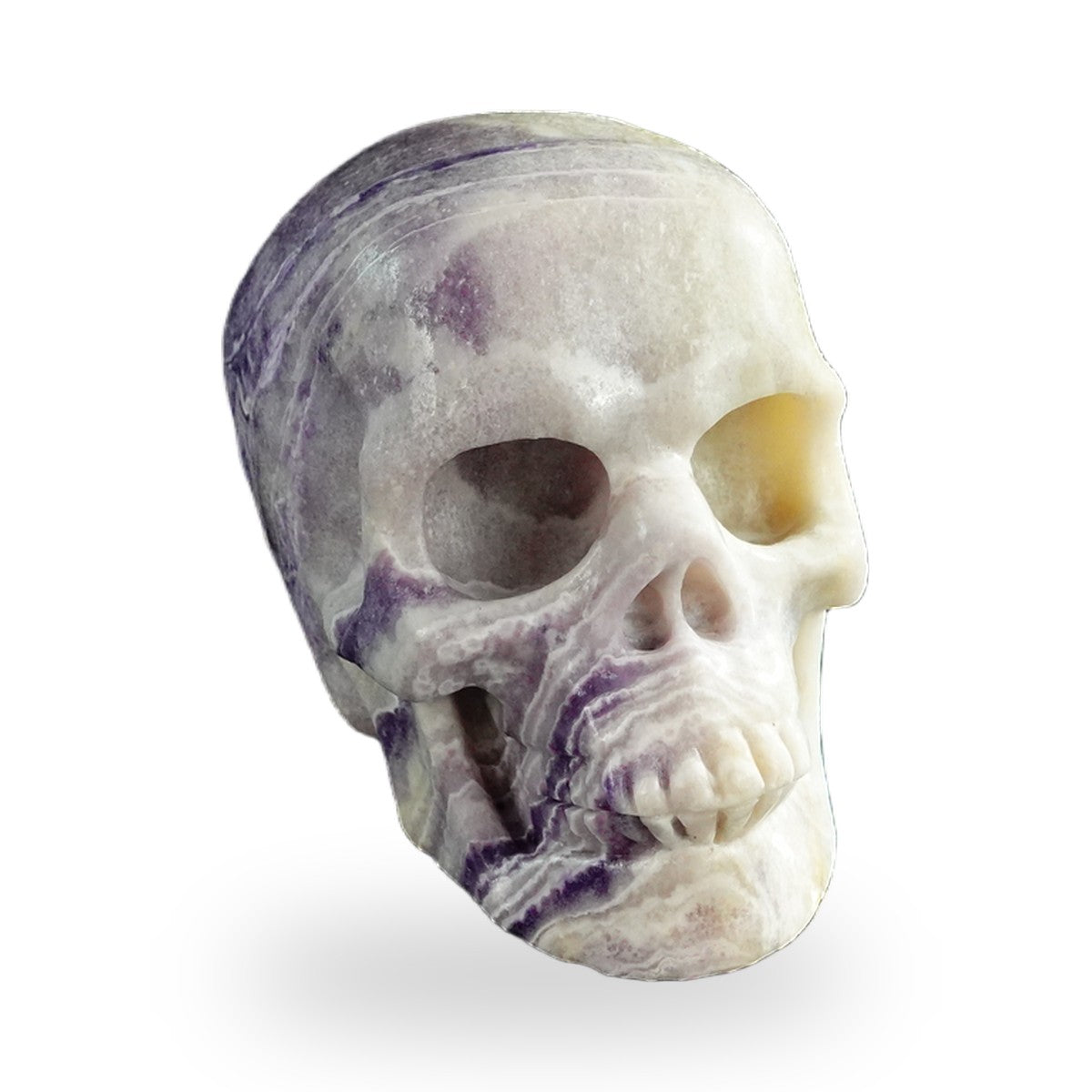 Purple Malachite crystal skull 3" SKH30PM15 photo 2