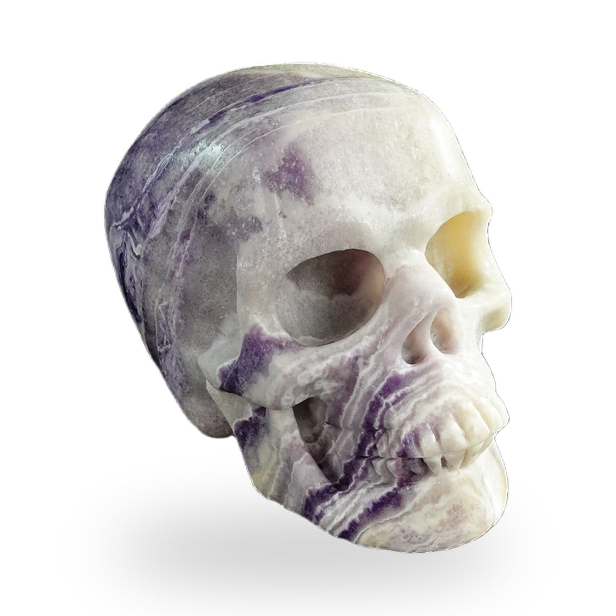 Purple Malachite crystal skull 3" SKH30PM15 photo 3