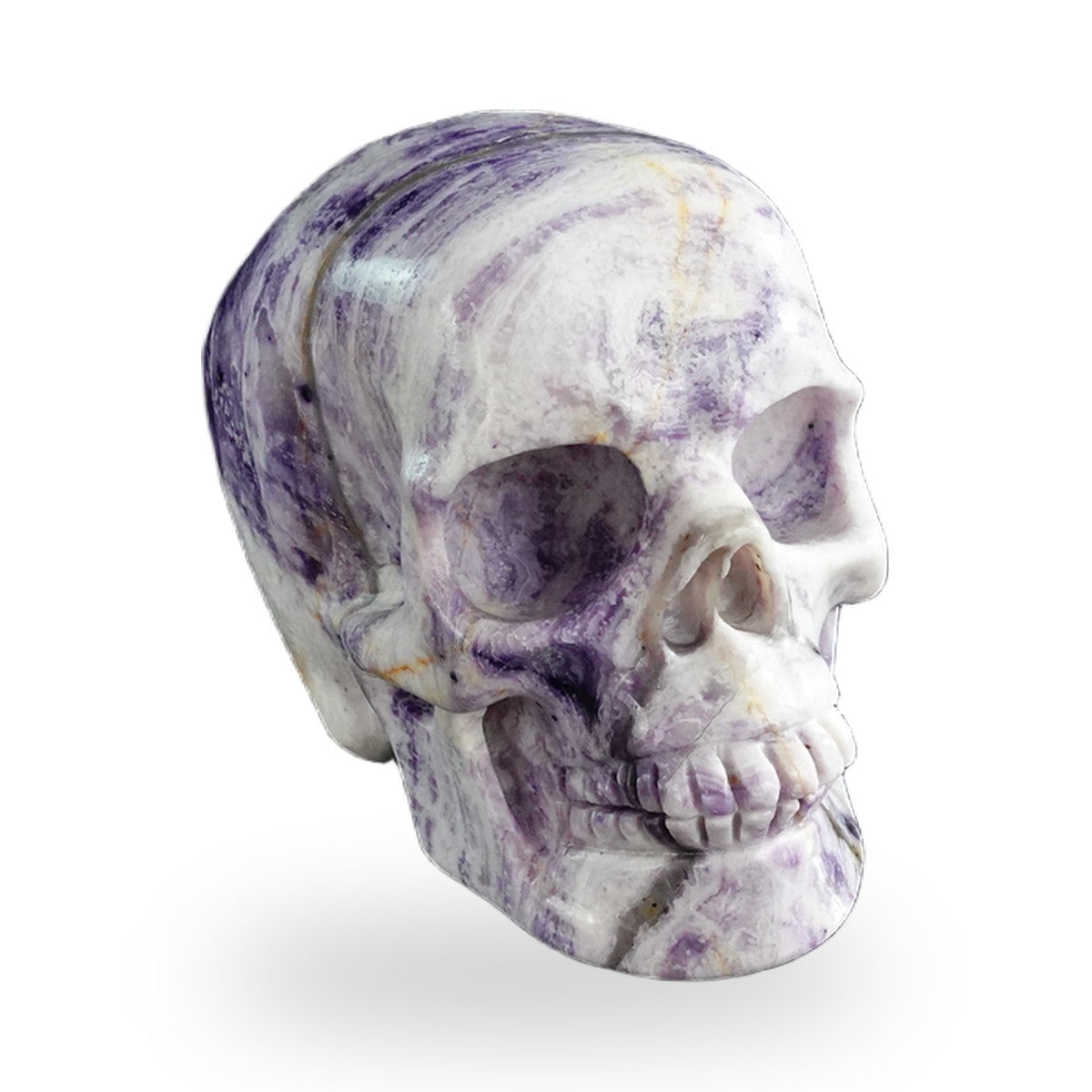 Purple Malachite crystal skull 3" SKH30PM16 photo 2