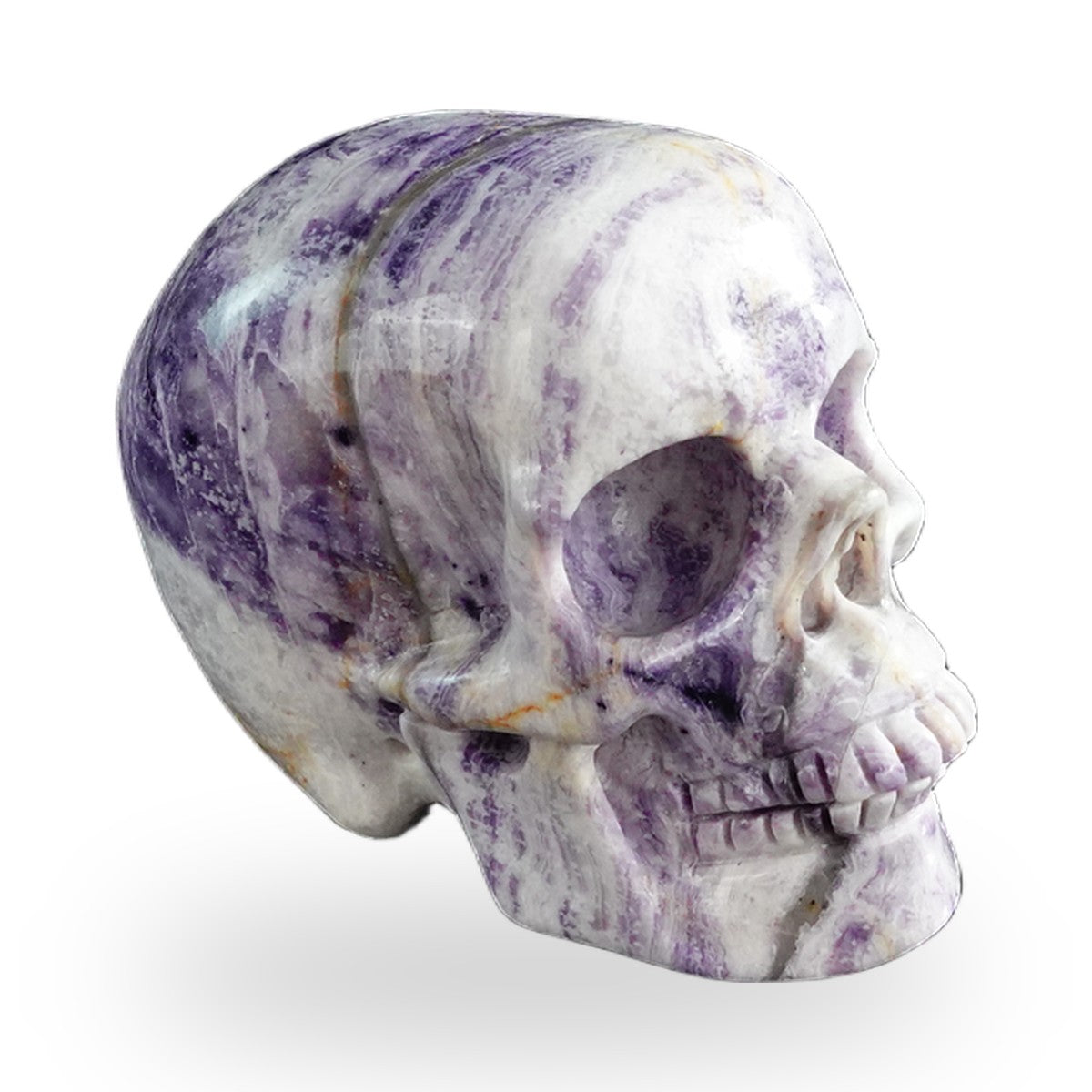 Purple Malachite crystal skull 3" SKH30PM16 photo 3