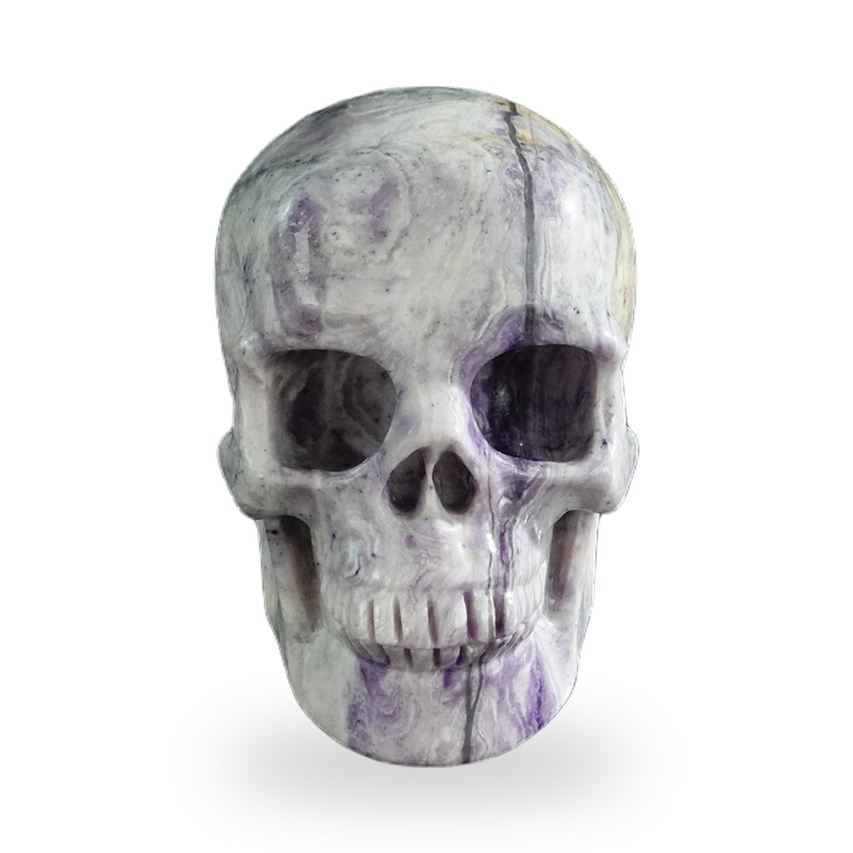 Purple Malachite crystal skull 3" SKH30PM17 photo 1