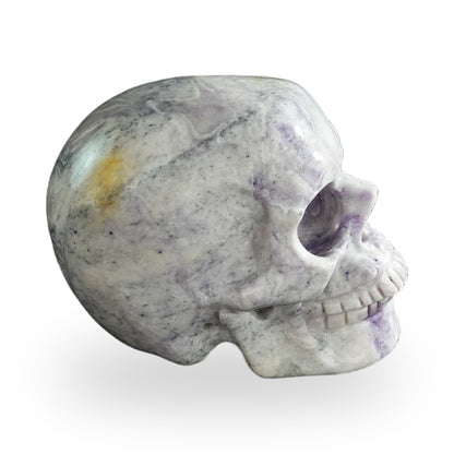 Purple Malachite crystal skull 3" SKH30PM17 photo 4