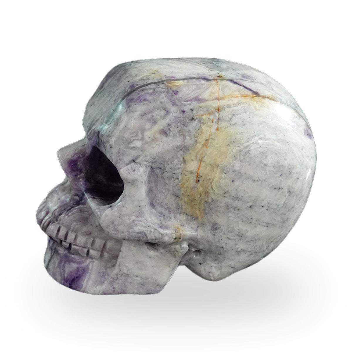 Purple Malachite crystal skull 3" SKH30PM17 photo 5