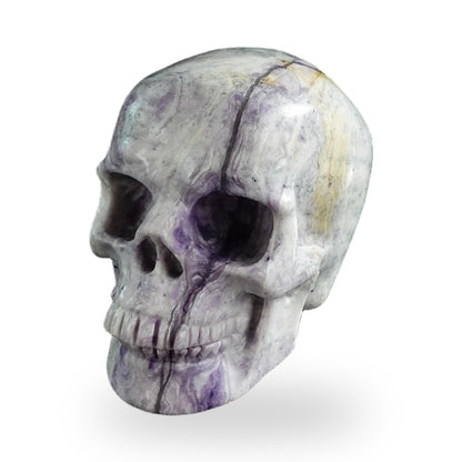 Purple Malachite crystal skull 3" SKH30PM17 photo 7