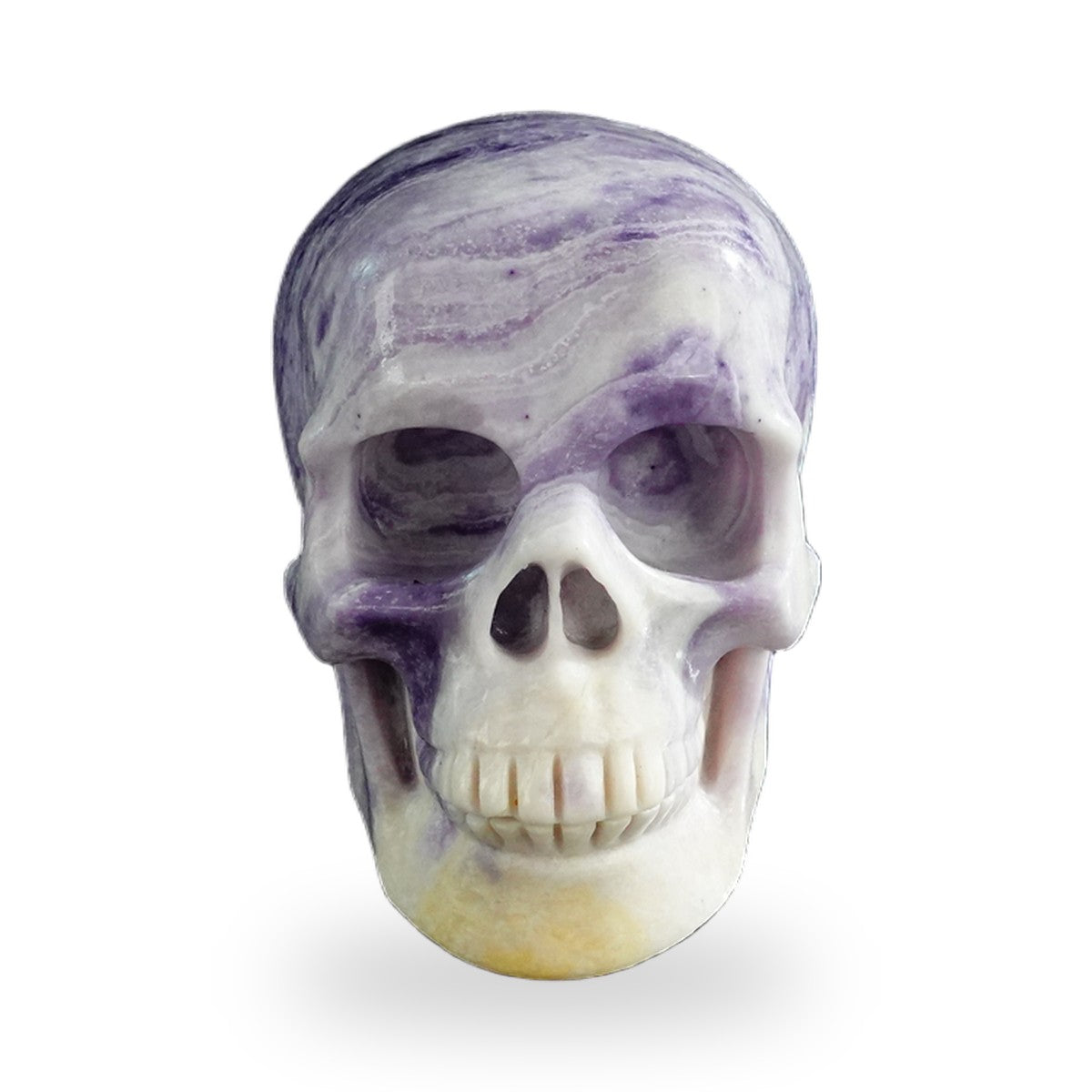 Purple Malachite crystal skull 3" SKH30PM18 photo 1