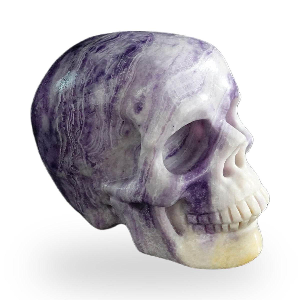 Purple Malachite crystal skull 3" SKH30PM18 photo 3