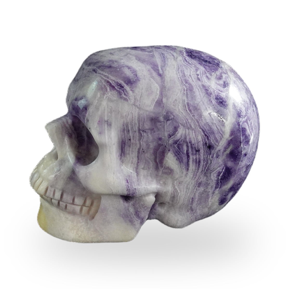 Purple Malachite crystal skull 3" SKH30PM18 photo 5