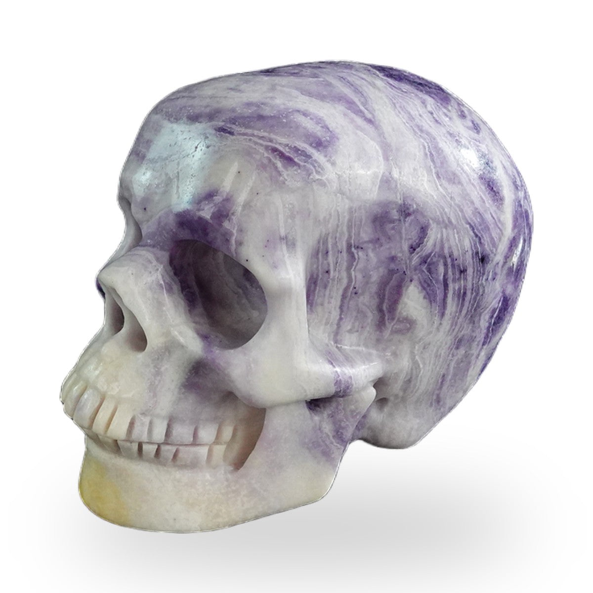 Purple Malachite crystal skull 3" SKH30PM18 photo 6