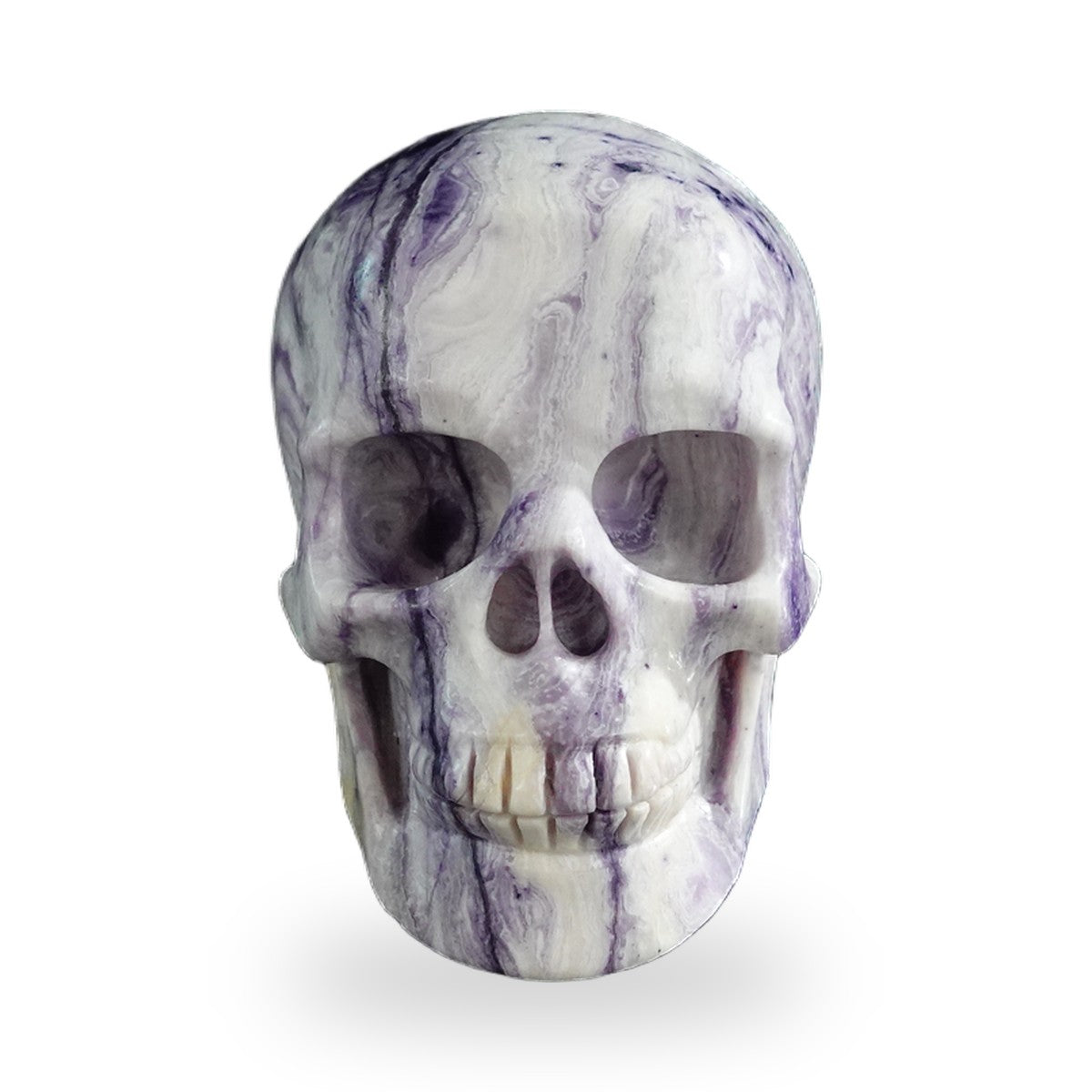 Purple Malachite crystal skull 3" SKH30PM19 photo 1