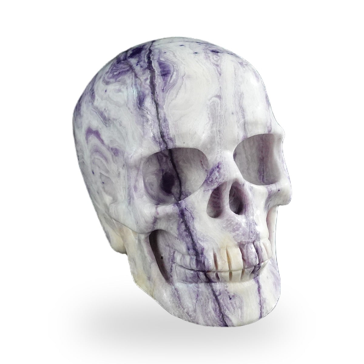 Purple Malachite crystal skull 3" SKH30PM19 photo 2
