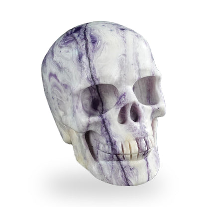 Purple Malachite crystal skull 3" SKH30PM19 photo 2