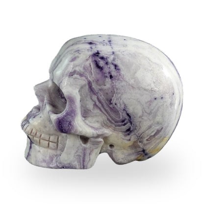 Purple Malachite crystal skull 3" SKH30PM19 photo 5