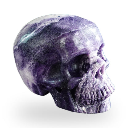 Purple Malachite crystal skull 3" SKH30PM20 photo 4