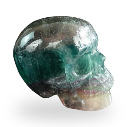 Rainbow Fluorite crystal skull 3" SKH30GF02 photo 4