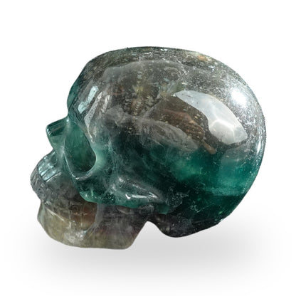 Rainbow Fluorite crystal skull 3" SKH30GF02 photo 6