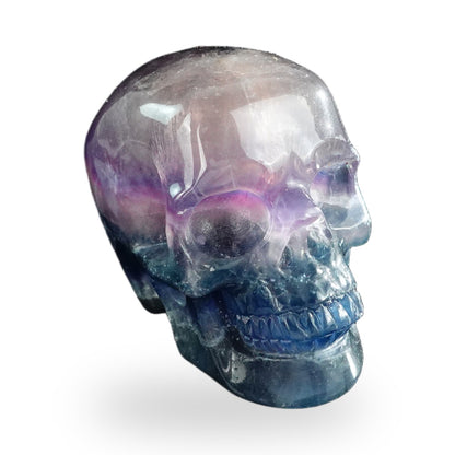 Rainbow Fluorite crystal skull 3" SKH30GF03 photo 2