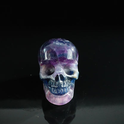 Rainbow Fluorite crystal skull 3" SKH30GF04 photo 1