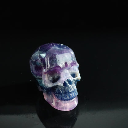 Rainbow Fluorite crystal skull 3" SKH30GF04 photo 2